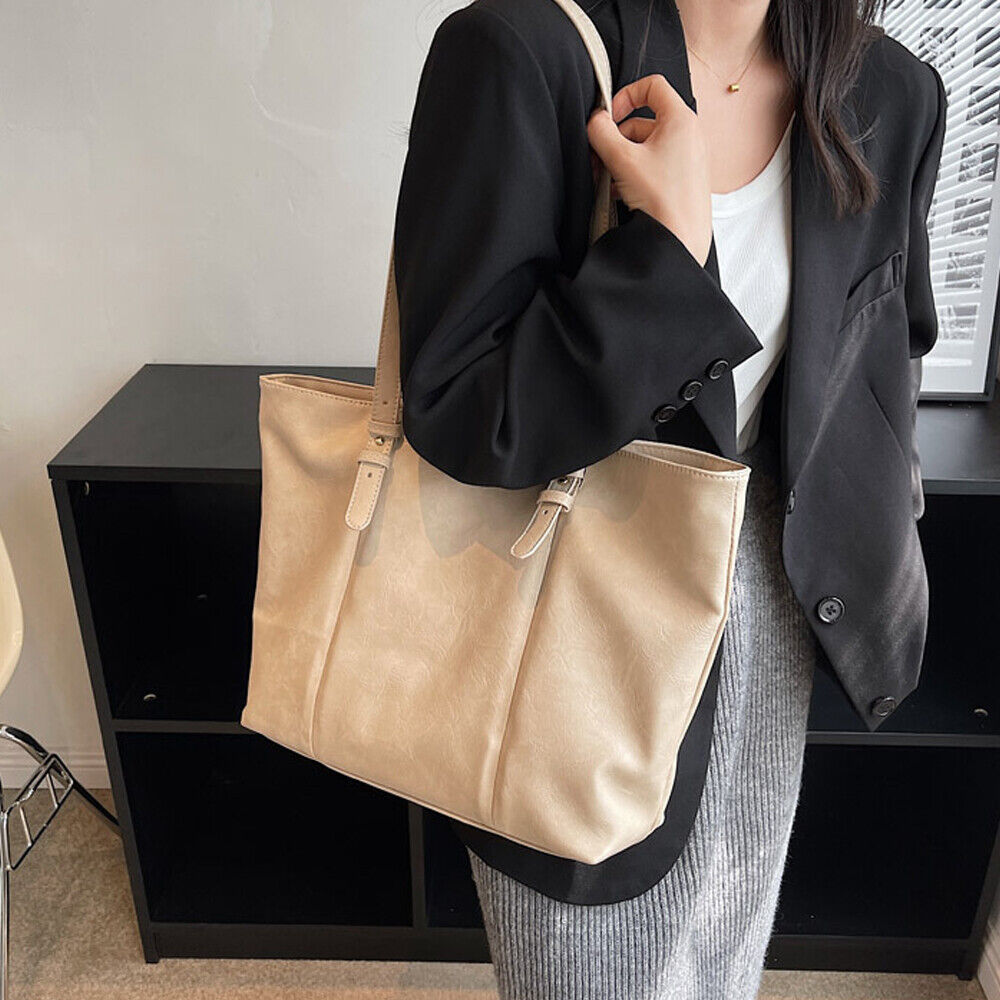 Women Lady Leather Handbag Shoulder Messenger Satchel Tote Crossbody Purse Bag 24Hr Smart